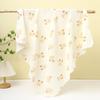 Double-Layer Crinkle Muslin Swaddle Blanket - Soft, Breathable, Skin-Friendly, Comfortable Newborn Towel