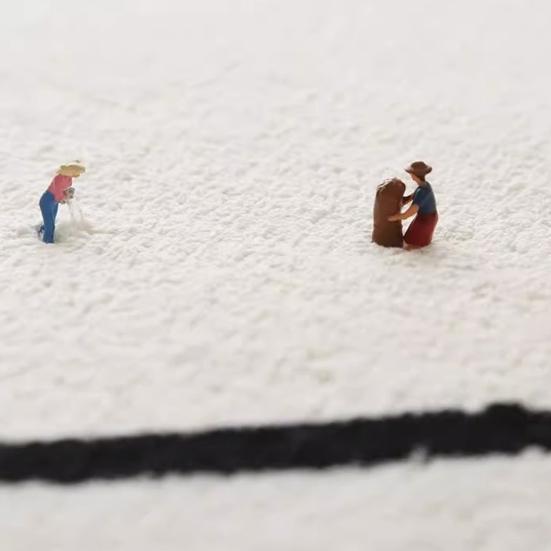 Christmas Snowflake Bathroom Rug Fuzzy Snowflake Absorbent Floor Mat Machine Washable Non Slip Bathtub Rug for Shower Entrance Kitchen Decor