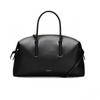 Bowling Tote Bag Large Capacity PU Leather Handbag Commute