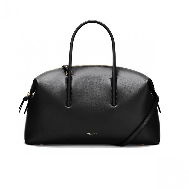 Bowling Tote Bag Large Capacity PU Leather Handbag Commute