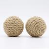 1 pz Palline Giocattolo per Gatti in Sisal Naturale Fatte a Mano per Graffiare & Inseguire Gioco Interattivo per Gatti da Interno, Perfette per Gattini & Gatti Adulti, Palla Giocattolo per Gatti