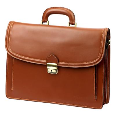 Men's Natural Leather Briefcase Gregorio 202
