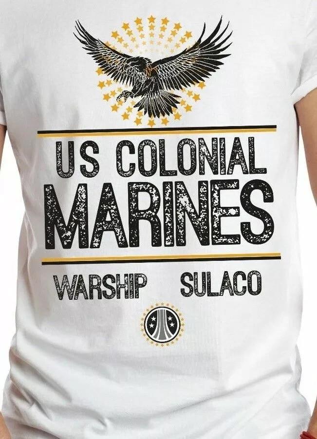 

Aliens T-SHIRT T-Shirt Retro Cool Gift Tee Marines Movie Sulaco UK Unisex T-Shirt XXXL