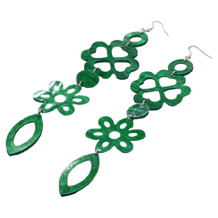 

Minimalist Three Leaf Earrings Ornament Versatile Design Dangle Ear Accessory Suitable For All Outfits And Ages 1