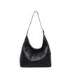Vintage Commuter Large Capacity Bag Women's Soft Leather Shoulder Bag Underarm Tote Bag