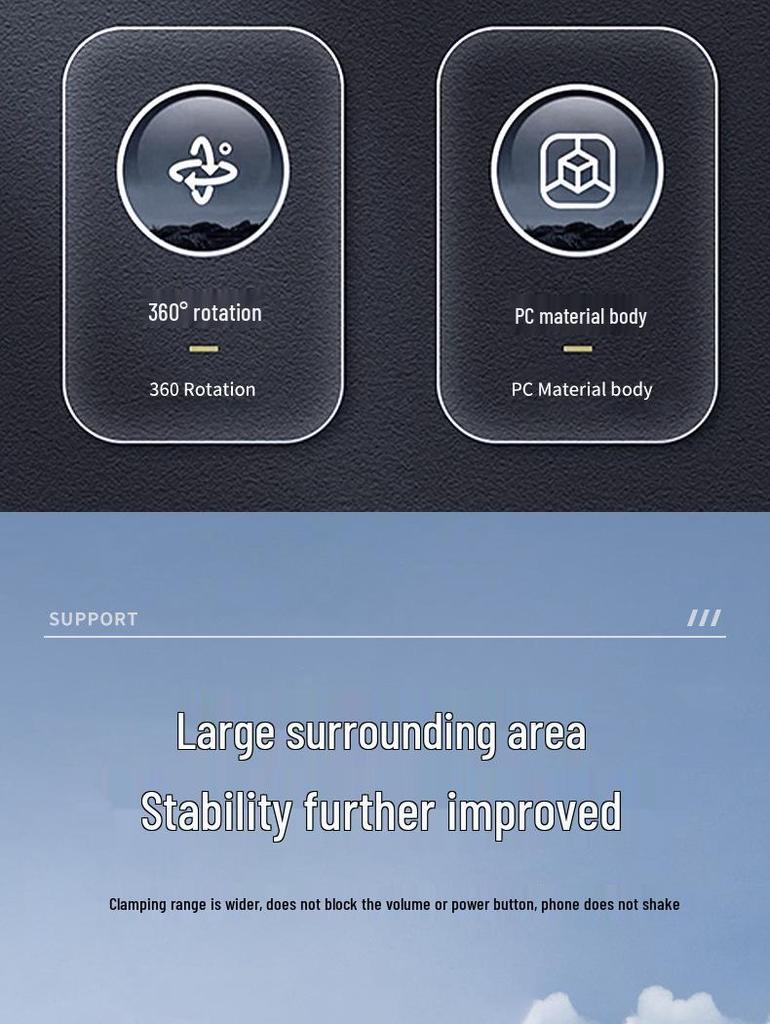 Gravity Car Phone Holder for Geometry A/A PRO/C/E/Vision X3PRO/EX3 Navigation