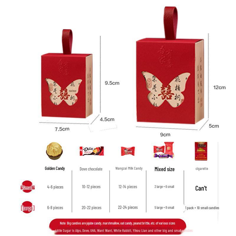 Butterfly Wedding Candy Box 2025 - Creative Favor Packaging
