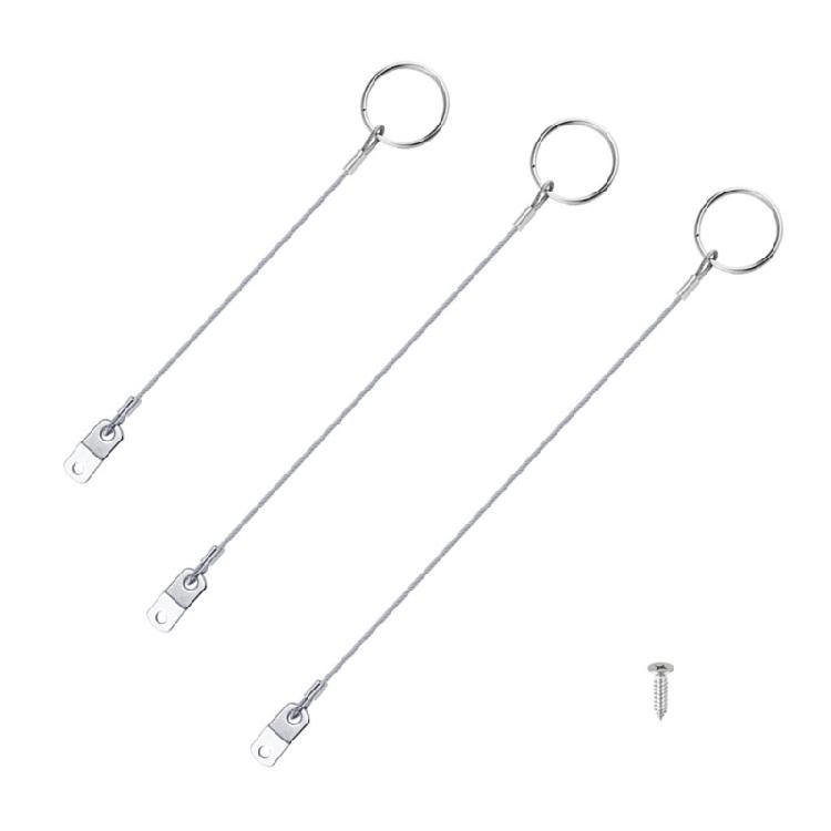 150mm/240mm/300mm Lanyard-Kabel Marine-Beschläge Sicherheits-Fangband Draht Schnellverschlussstift Edelstahl Lanyard Sicherheitsdraht