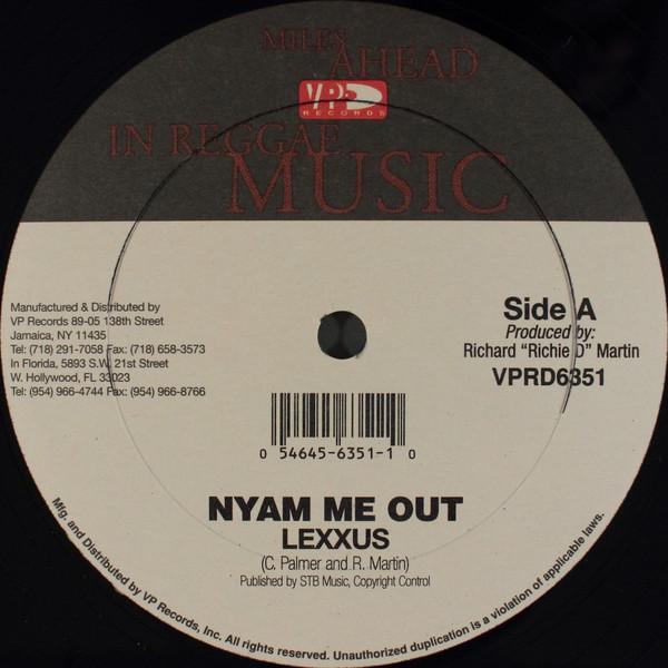 

12inch Record MR LEXX (LEXXUS) / DELLY RANKS, RIK - Nyam Me Out / What A Gal! VPRD6351 VP 2004 US Reggae, Ska & Dub Used
