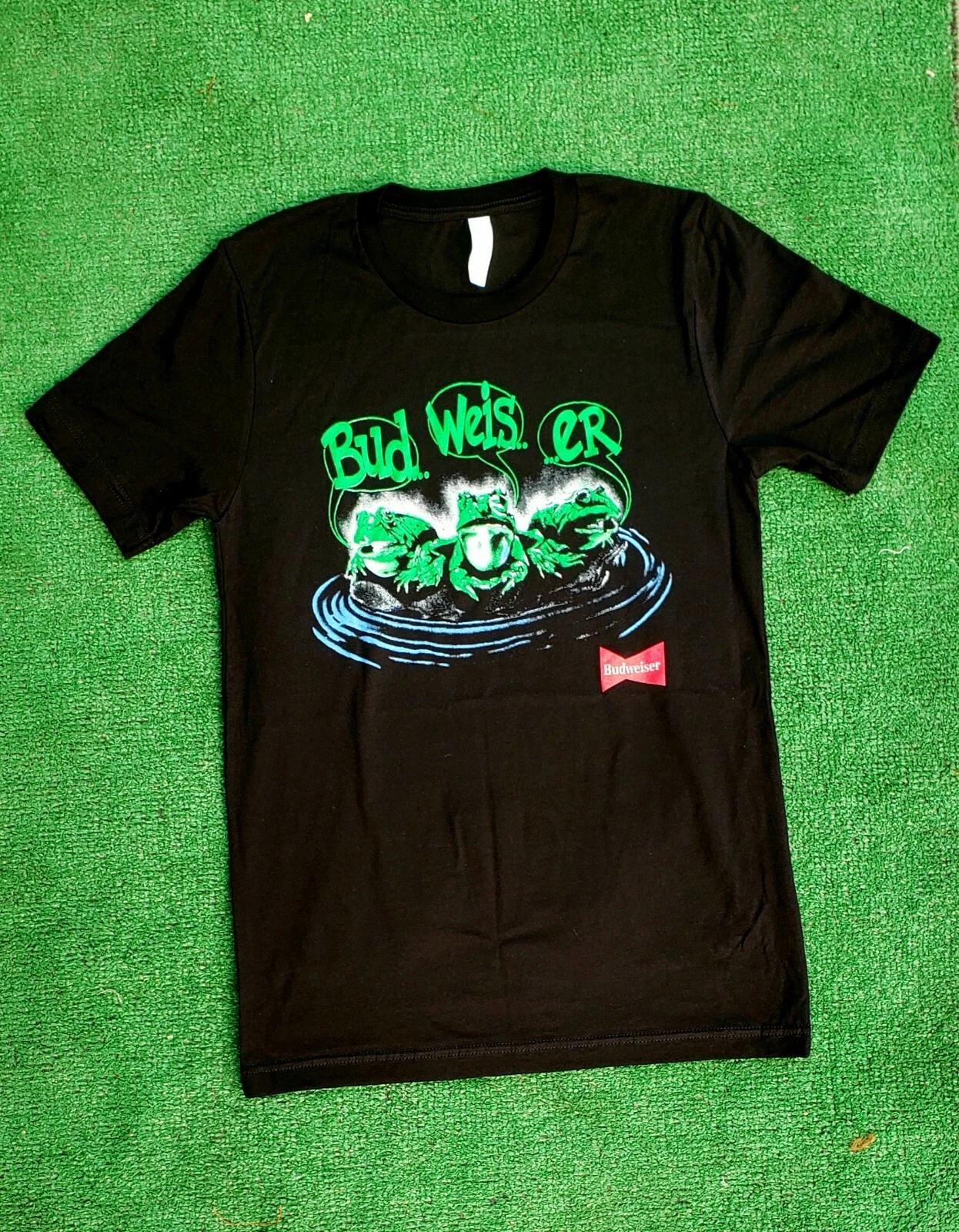 Budweiser frogs your pad or mine shirt officially licensed 2XL