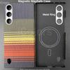 MagSafe Case for Nubia RedMagic 10 Air Carbon Fiber Aramid Fiber Case Magnetic Cover Ultra-Thin Lightweight Silm Anti-Scratch