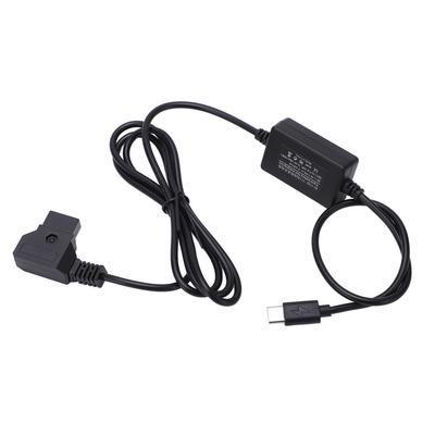 Type C Input To D Tap Output Charging Cable Camera Battery Power Cable for V Mount Battery
