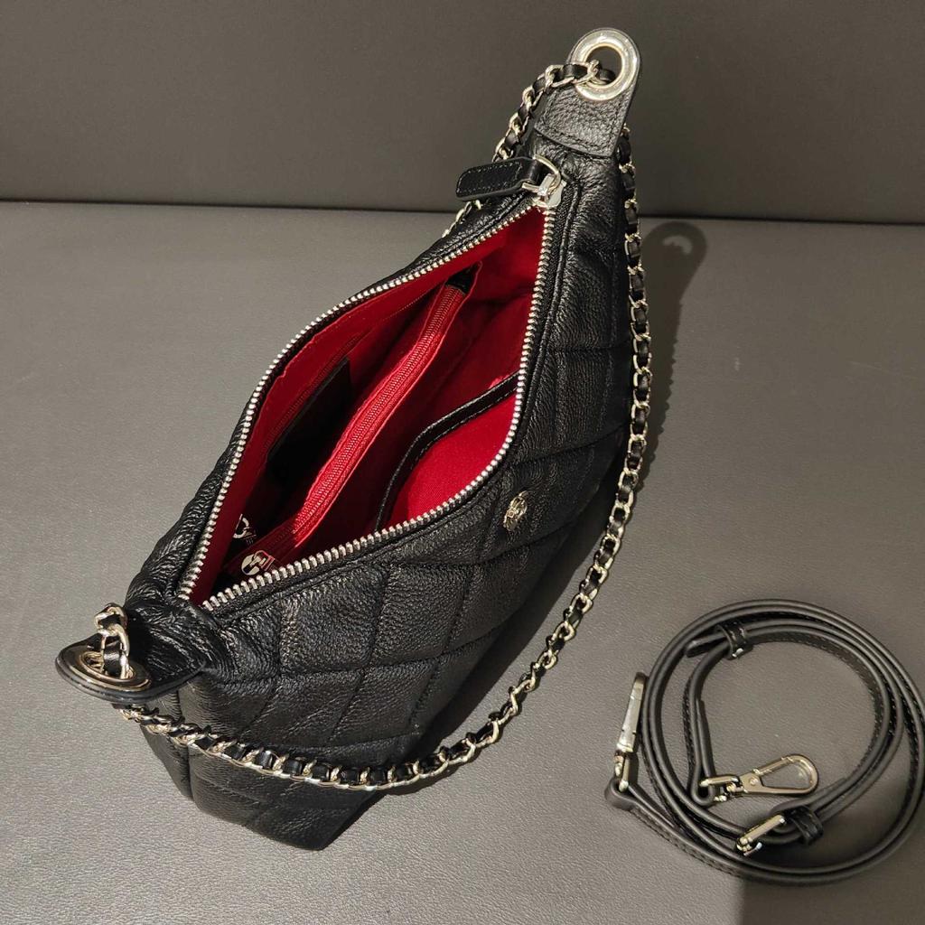 Tasche Damen neue Umhängetasche, Leder kleine duftende elegante Kettenhandtasche, leichte Luxus Crossbody Achseltasche