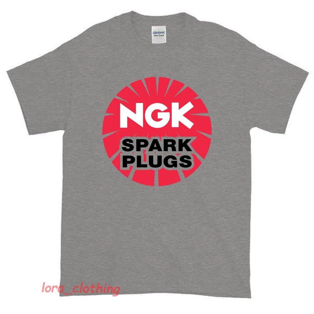 

New NGK Spark Plugs Logo American Funny T Shirt USA size S -XXL S