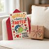 Mit Umschlag Vatertagskarte Lustiges Design Vatertagsgeschenke Cartoon Papa Grußkarte Geburtstag
