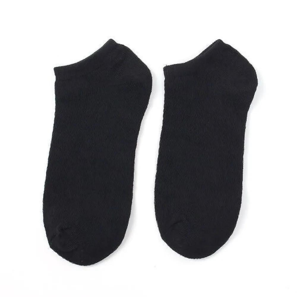 Aileen Soft Women's Ankle Socks 5 Pairs Sneaker Socks Black