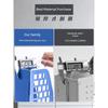 Deli Four-Column Storage Box Desktop Student File Rack