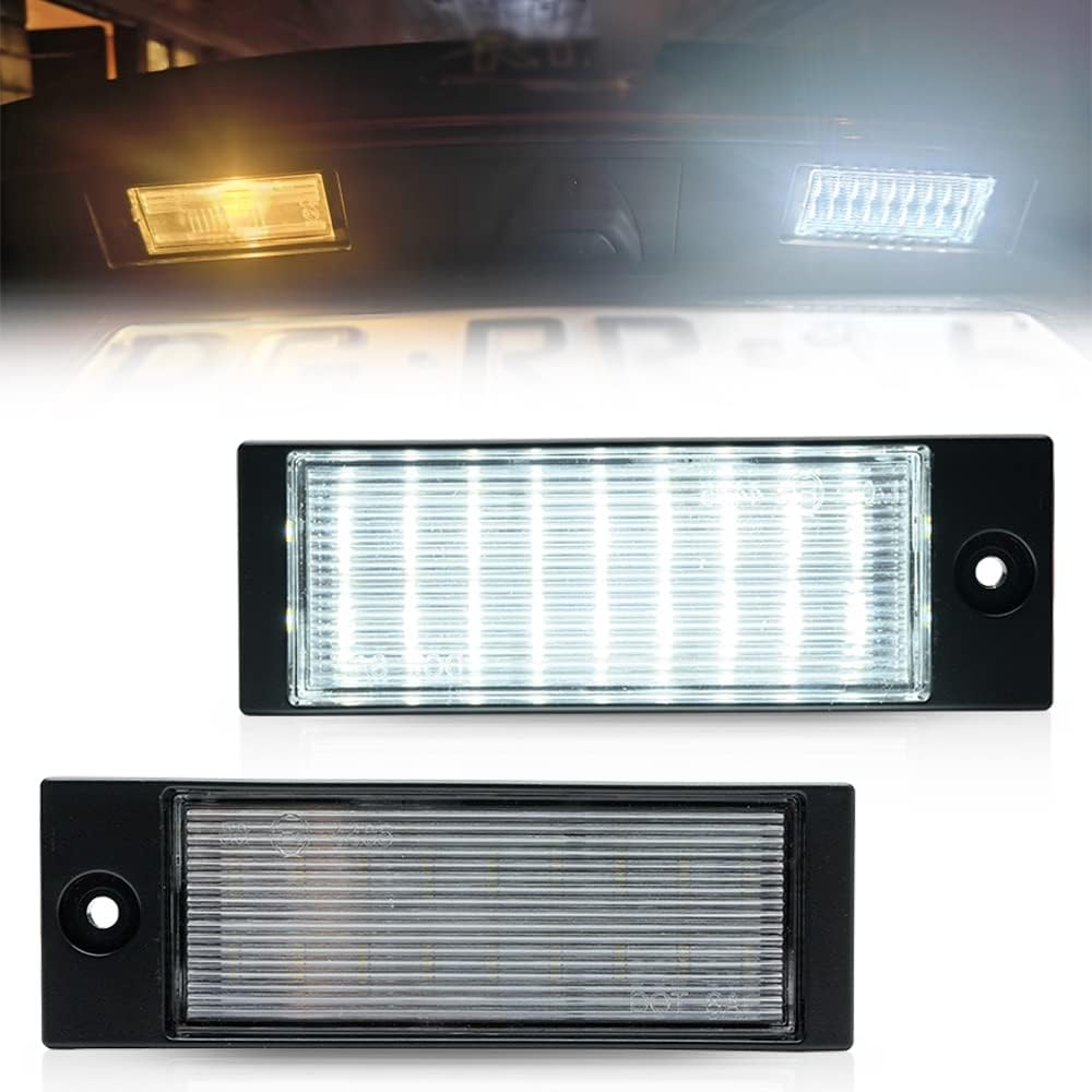 

NSLUMO LED License Plate Light Assembly for Kia Forte Sedan 2019 2020 2021 2022 2023, OEM Replacement 6000K Xenon White 18-SMD Error Free Led Tag