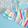 Girls' Striped Bikini Set