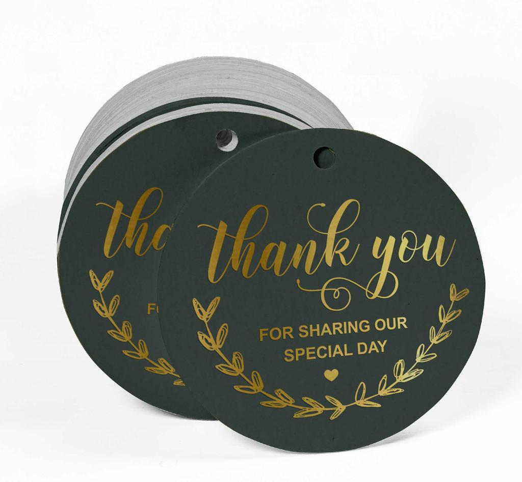 Inkdotpot Thank You For Sharing Our Special Day Bridal Shower-Baby Shower-Retirement-Wedding-Birthday Bottle Tag