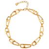 New Style Female Clavicle Chain Light Luxury Style Hollow Chain Pendant Necklace