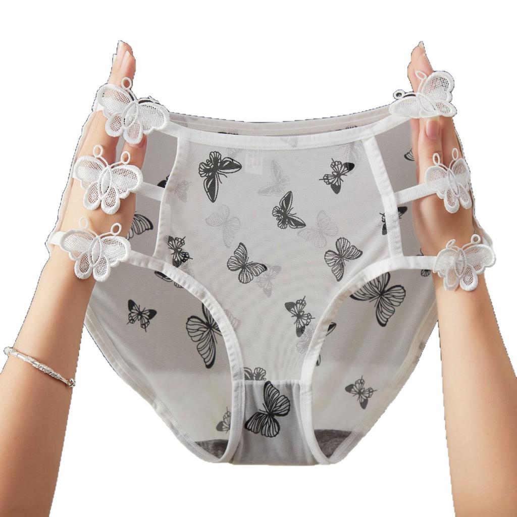 Spitze Hüftslips Nahtlos Antibakteriell Baumwolle - Bequeme Damenslips in Übergröße