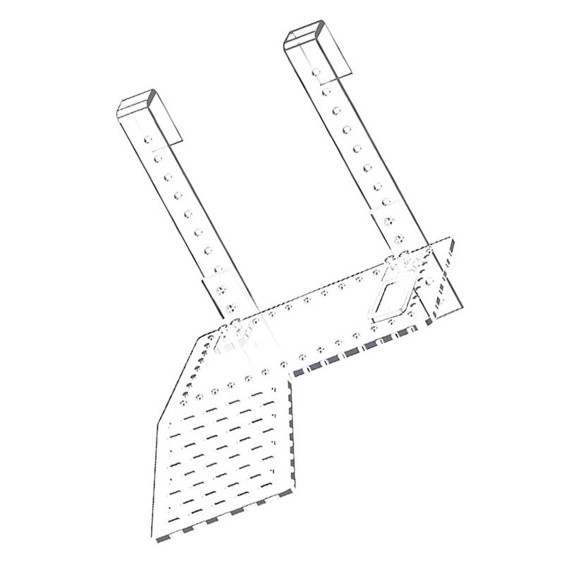 M-Modern-New Hanging Turtle Basking Platform Transparent Perforated Climbing Platform With Wide Hook For Small & Medium Turtle