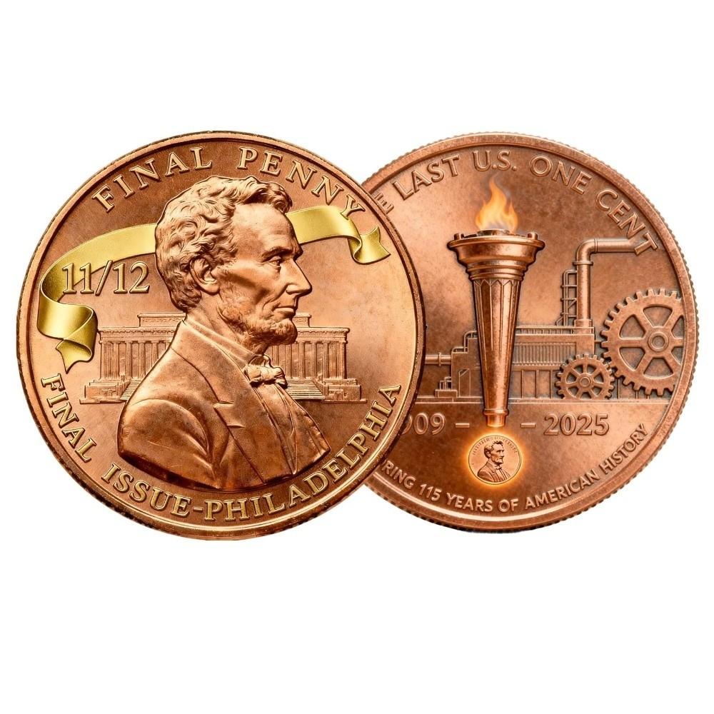 1909–2025 Date Lincoln Commemorative Coin Last Year Historic Souvenir Tribute Token Coin Collecting Historical Coin