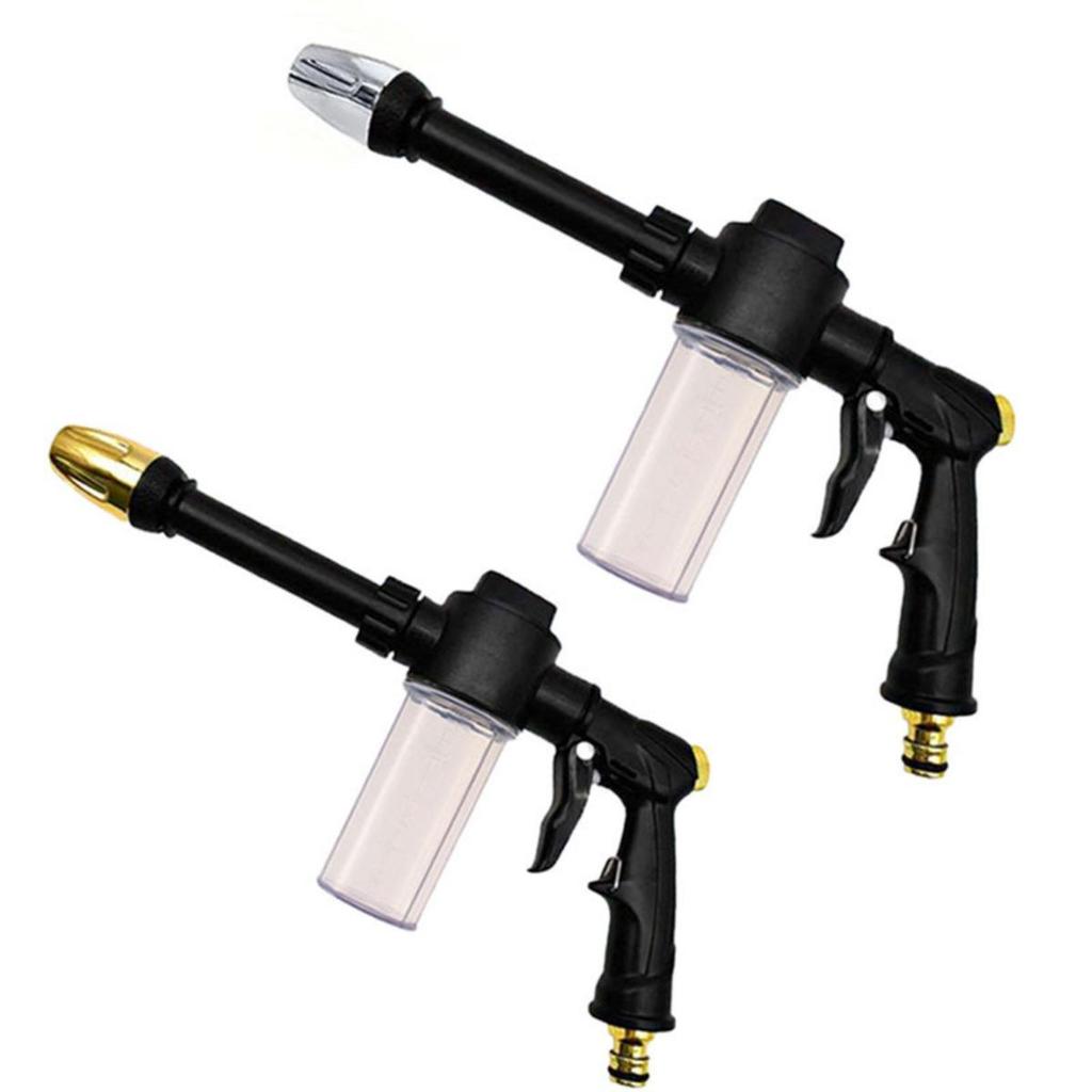 Portable High-pressure Car Washing Foam Gun with Long Handle, The Spraying Force Is Increased By 2 Times, Easy To Use, Car Washing, Watering, Cleaning