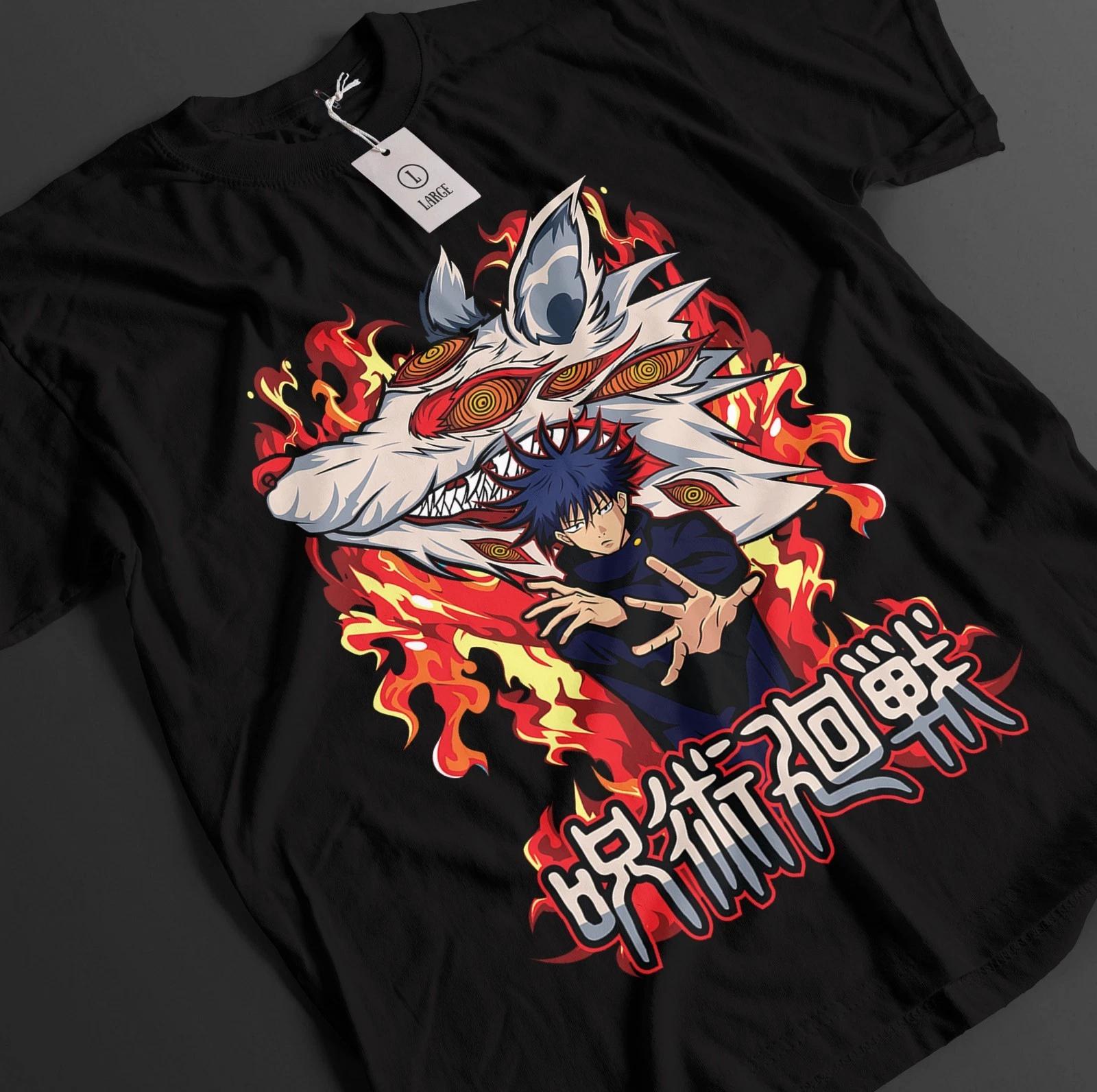 Рубашка дзюдзюцу кайсен, футболка Megumi Fushiguro, топ Gojo Toji JJK, аниме Mahoraga 3XL