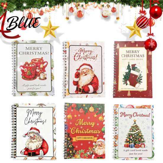 Urlaubskarten-Aufbewahrungsalbum Frohe Weihnachten Buch Stabiler Grußkartenhalter Durchdachte Geschenke Dekorativer Geschenkehalter für Frau Freundin Mutter