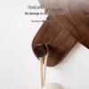 No-Drill Wall-Mounted Solid Wood Hook for Children's Room - Perfect for Coats, Hats & More
