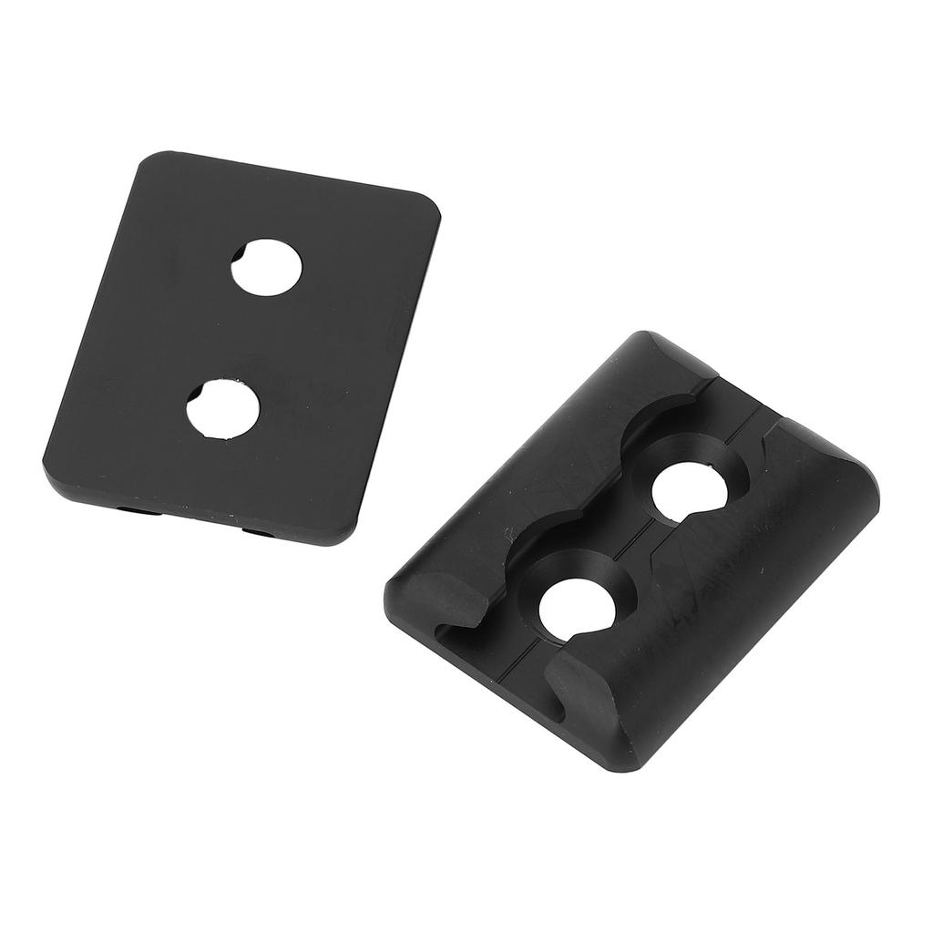1 pár Hliníková slitina Upevňovací deska přívěsu Upevňovací systém Kotvy pro letadla Obytné vozy Dodávky Sanitky Černá