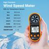 Digital Handheld Wind Speed Meter for Measuring Wind and for and More Anemometer, Chill, Temperature, Velocity, Yellow, Windsurfing, Fishing,
