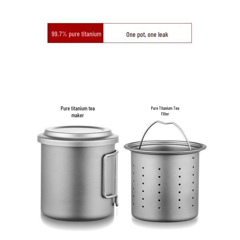 Anmu Hao Pure Titanium Portable Outdoor Tea Set