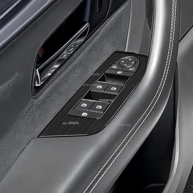 For Mazda CX-60 CX60 -2024 CX90 CX80 2024 2025 abs Gearbox Gear Shift Panel Trims Window Switch Lift Button Cover Trim