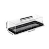 Acrylic Bakery Display Case Rectangular Cake Display Box  For Banquet Birthday Party Weddings