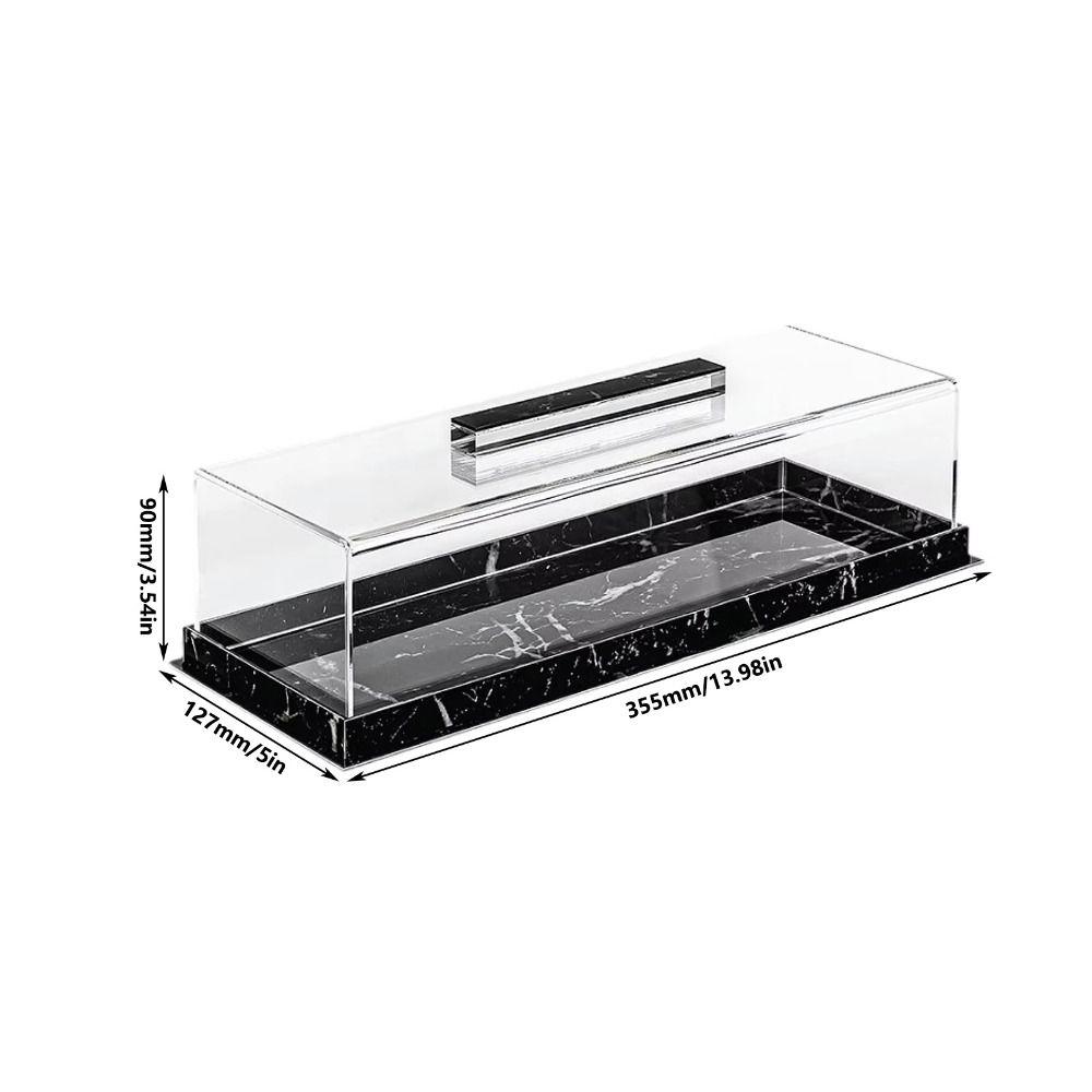 Acrylic Bakery Display Case Rectangular Cake Display Box  For Banquet Birthday Party Weddings