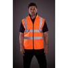 Yoko Mens Workwear Hi-Vis Reversible Fleece Vest / Jacket