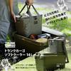 RISU Soft Cooler Cooler Box Trunk Cargo Moss Gray 14L Foldable Storage Camping Outdoor Large Capacity Lightweight Outdoor Waterproof Bag GHON207
