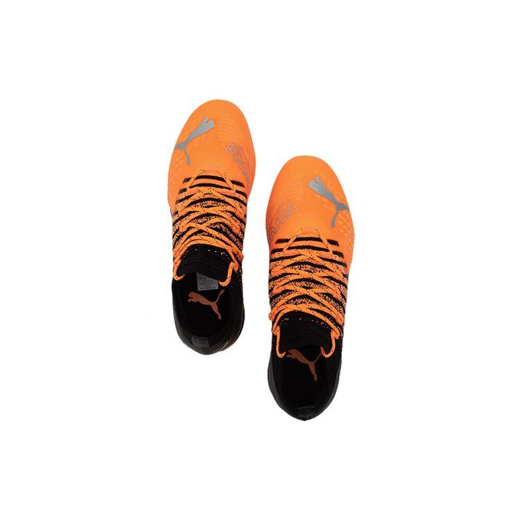 Puma Future Z 1.3 Pro Cage FG AG Instinct Pack Men Sneakers Orange Neon-Citrus Diamond-Silver 106754-01