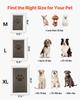 Pet Door, Medium, with Three Magnetic Flaps and Metal Frame, Strong and Weatherproof Dog Door for Interior and Exterior Doors, Easy to Install, Easy