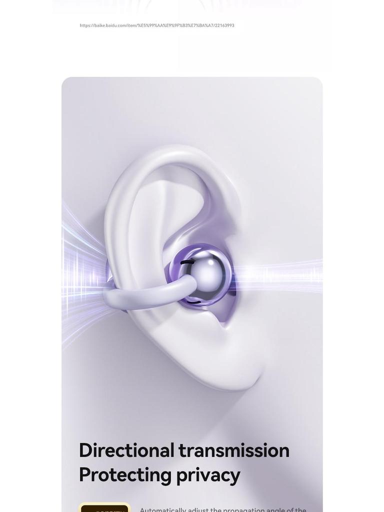 M91AI Bluetooth Bone Conduction Earbuds: Clip-on, High-Quality Sound, Smart Translation, Wireless.