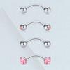 16G Ögonbrynspiercing Rookörhänge Rookpiercing Vertikal Labret Läppsmycke Rostfritt Stål Bridge Ögonbrynspiercing Smycken