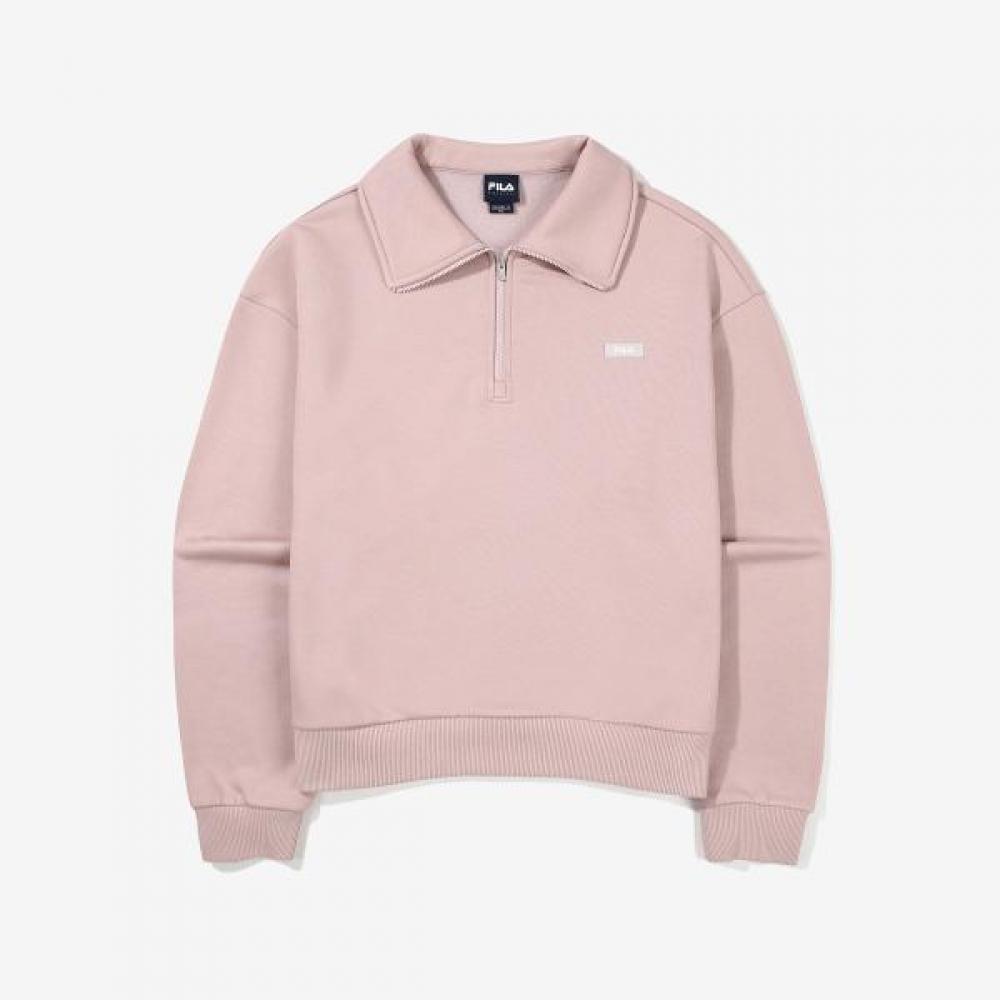 Fila Basic Half Zip Sweatshirt Pink/85