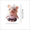 Piglet Shape Key Chain Pendant 2D Car Interior Pendant Piglet Key Chain  Backpack Decoration
