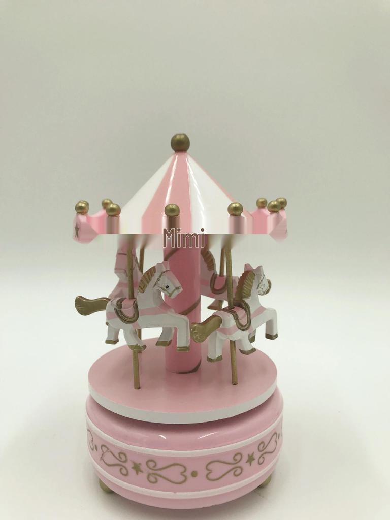 Music Box Carousel Birthday Cake & Christmas Decoration Gift