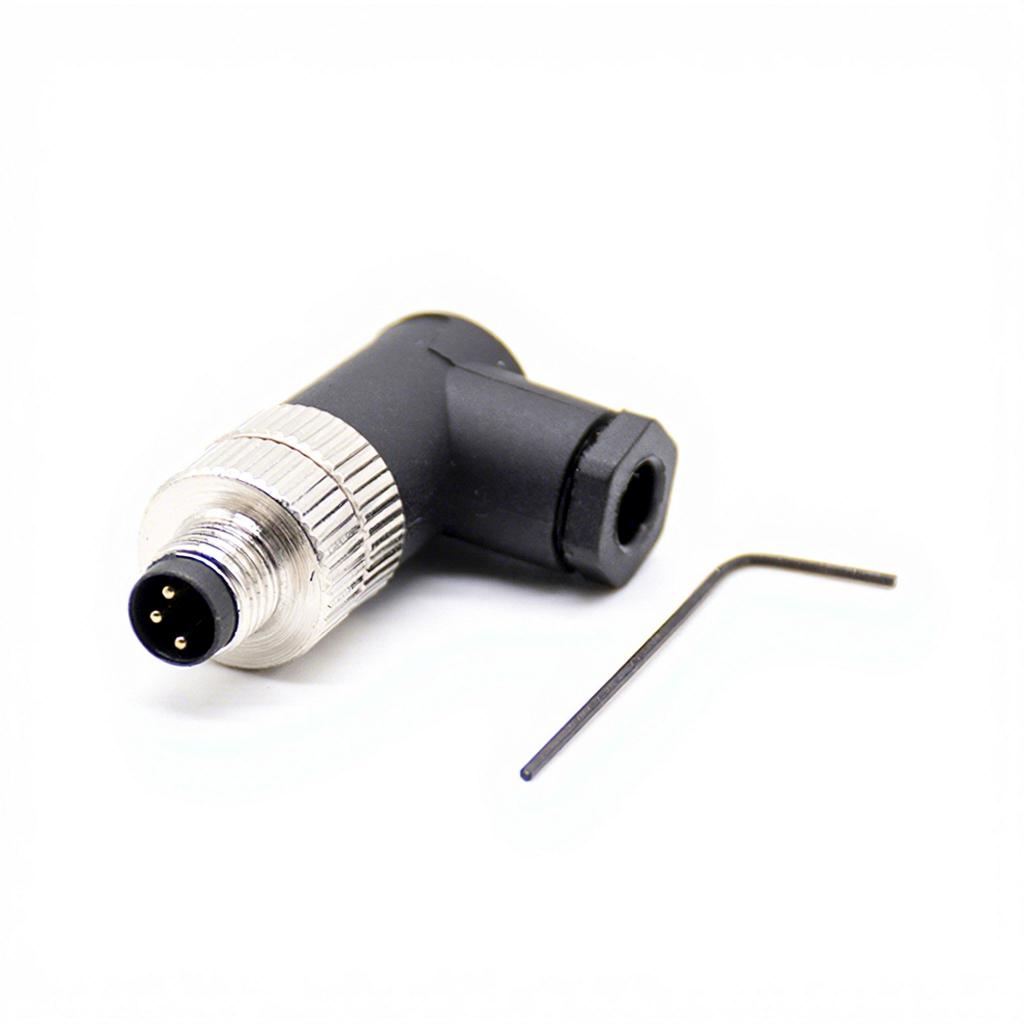 M8 Connector 3 4 5 8 Pin Plastic Shell Circular Plug Socket Male Female Sensor