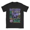 Haunted Mansion Spooky Season T Shirts for Men 100% Cotton T-Shirt Round Collar Mickey Halloween Tee Short Sleeve Merch Adult