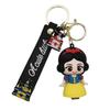 Creative Anime Cartoon Snow White Mermaid Doll Keychain Women's Bag Car Keychain Kawaii Cute Personalized Gifts Y2k Fashion